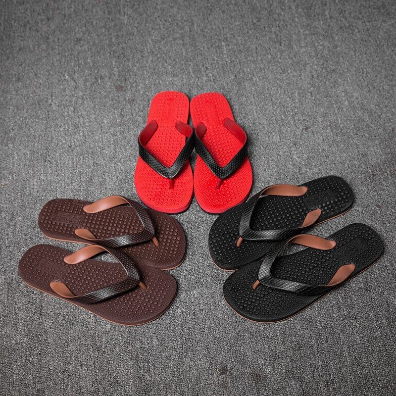 Herr Casual Flip-flop Massagepartiklar Hemtofflor