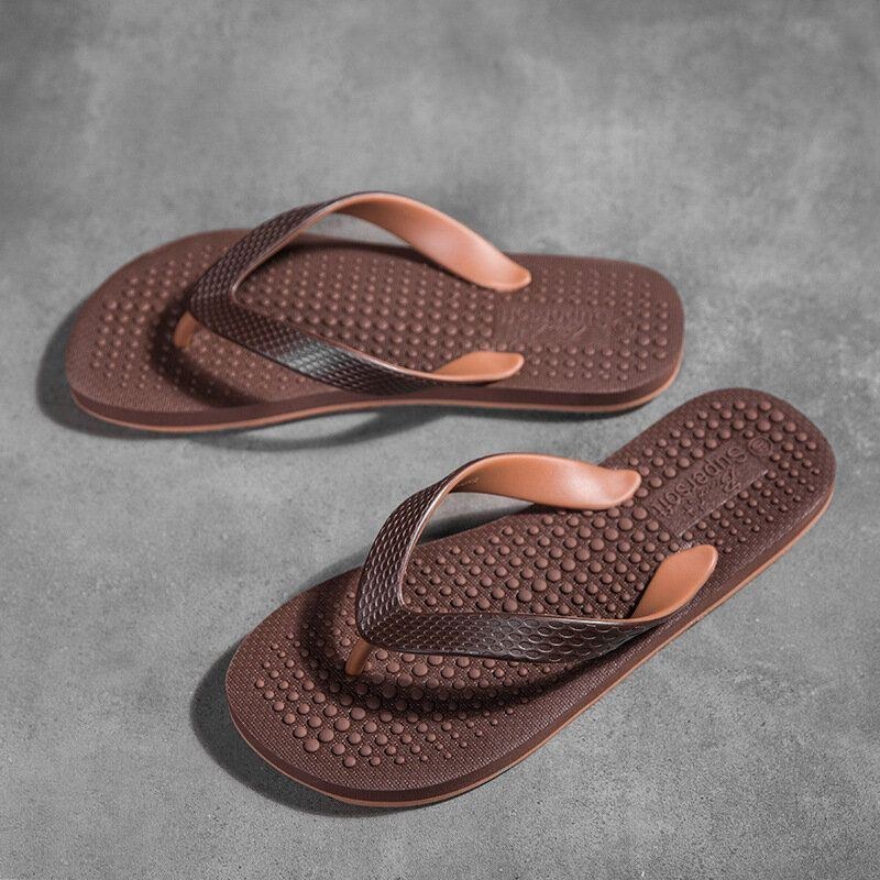 Herr Casual Flip-flop Massagepartiklar Hemtofflor