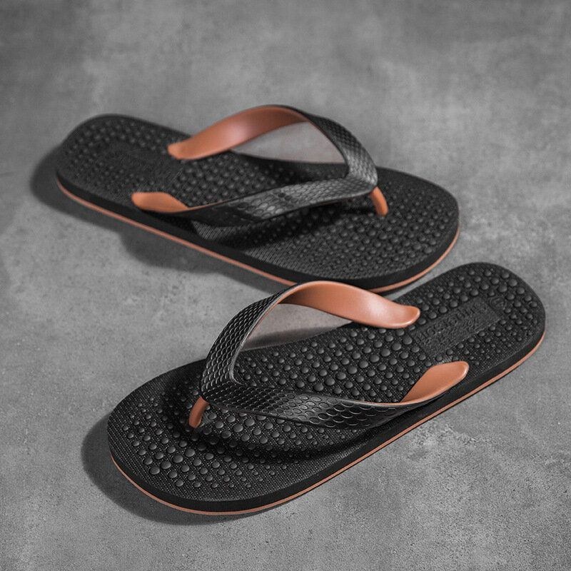 Herr Casual Flip-flop Massagepartiklar Hemtofflor