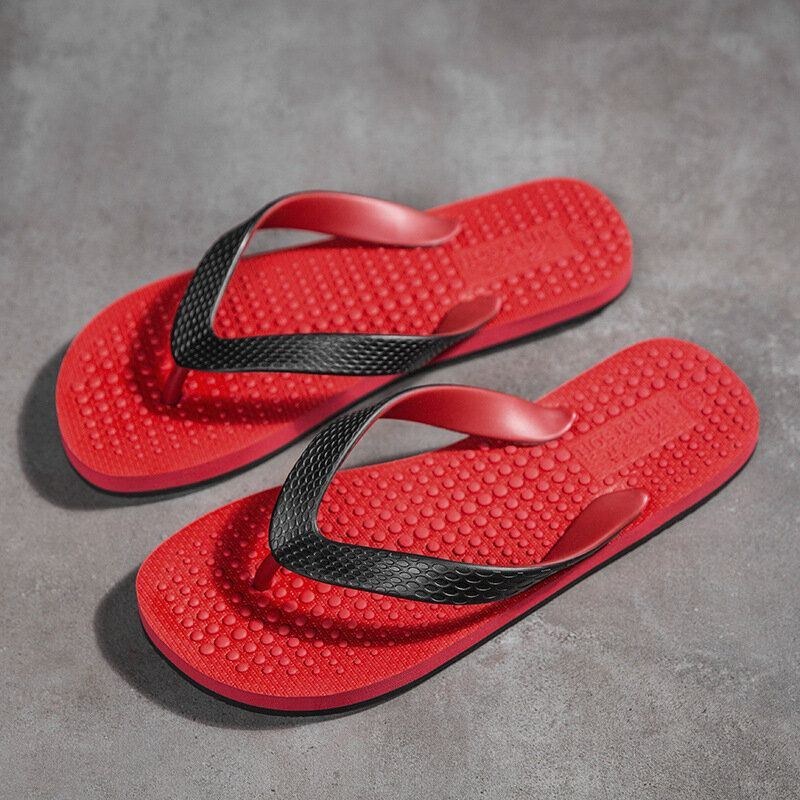 Herr Casual Flip-flop Massagepartiklar Hemtofflor