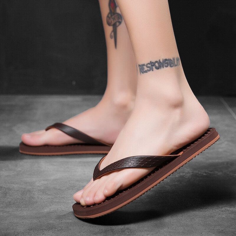 Herr Casual Flip-flop Massagepartiklar Hemtofflor