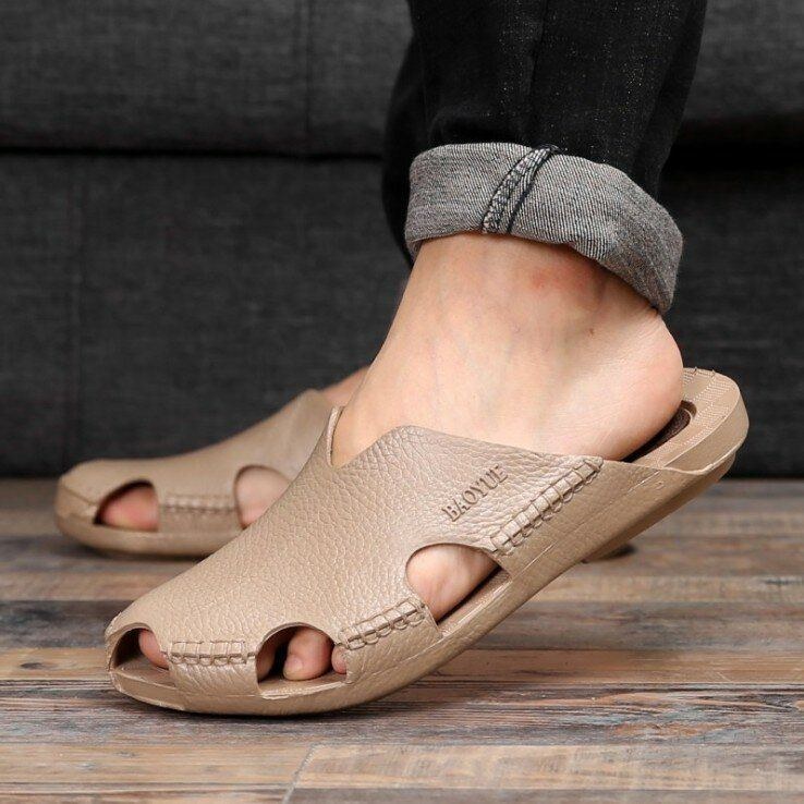 Herr Casual Hem Inomhus Slip On Tofflor