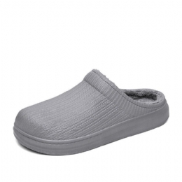 Herr Comfy Wide Fit Riund Toe Backless Easy Slip-on Home Tofflor