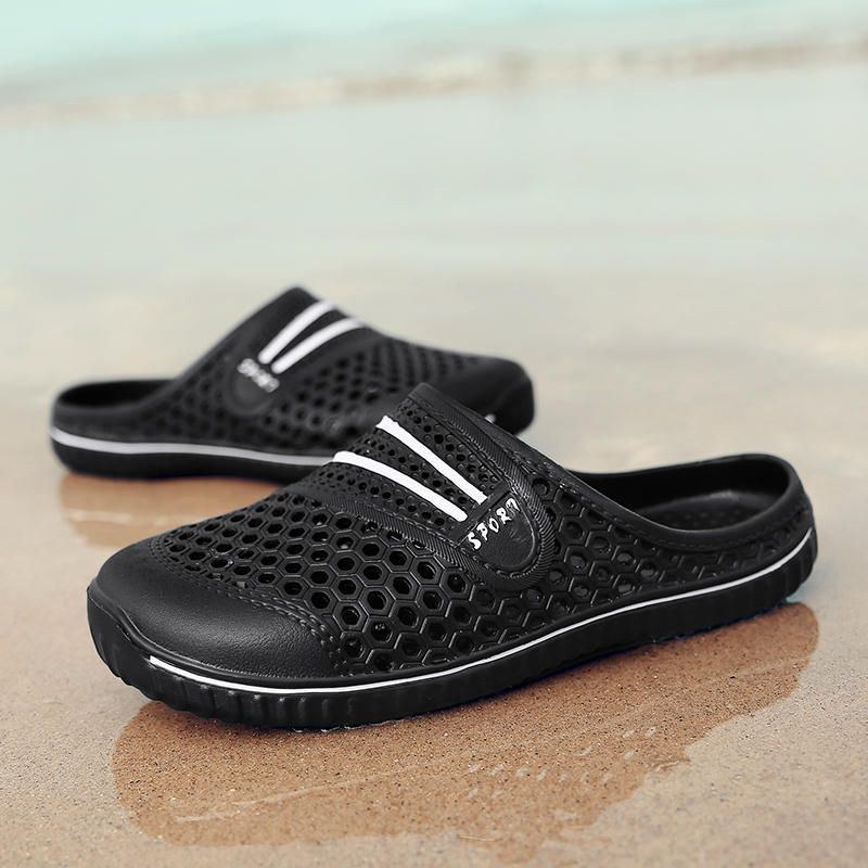 Herr Hollow Outs Outdoor Tofflor Rainy Days Beach Shoes