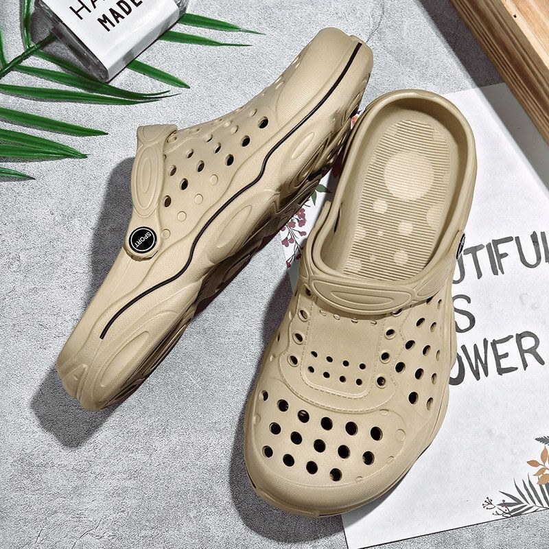 Herr Two Ways Hollow Out Utomhus Halkfria Casual Cave Shoes