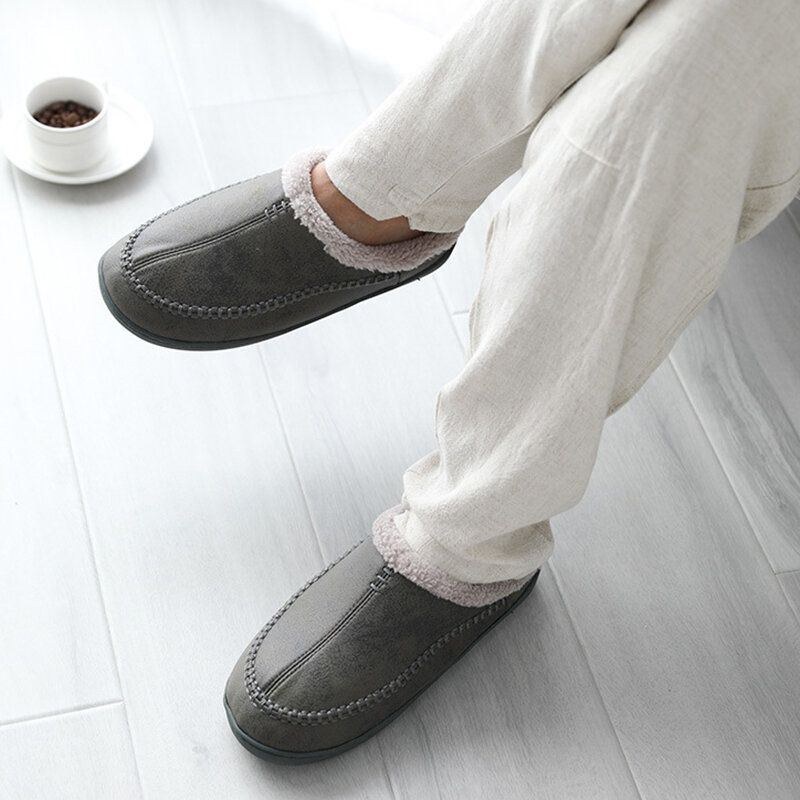 Herr Varmfodrade Slip On Home Casual Vintertofflor