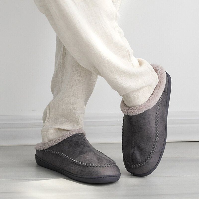 Herr Varmfodrade Slip On Home Casual Vintertofflor