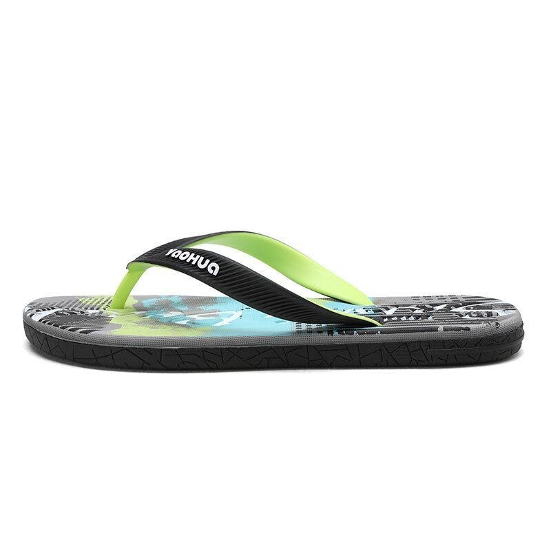 Unisex Strandtofflor Herr Kvinnor Casual Clip Toe Tofflor Andas Anit-slip Flip Flops