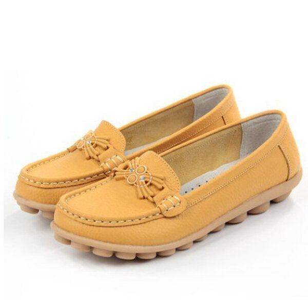 Casual Soft Soul Pärlmönster Flat Loafers För Kvinnor