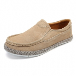 Dam Bekväm Bärbar Enfärgad Casual Slip On Flats