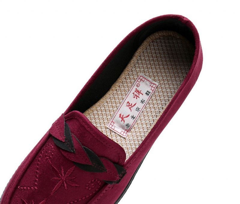 Dam Blommor Broderi Grunda Bärbara Slip-on Loafers