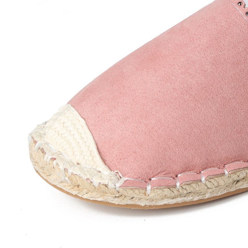 Dam Casual Comfy Andas Espadrille Flat Slip On Flats