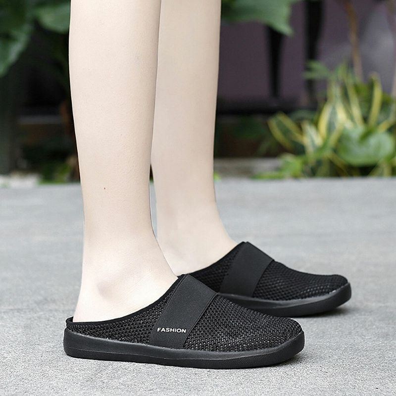 Dam Casual Fashion Mesh Bekväma Slip-on Loafers