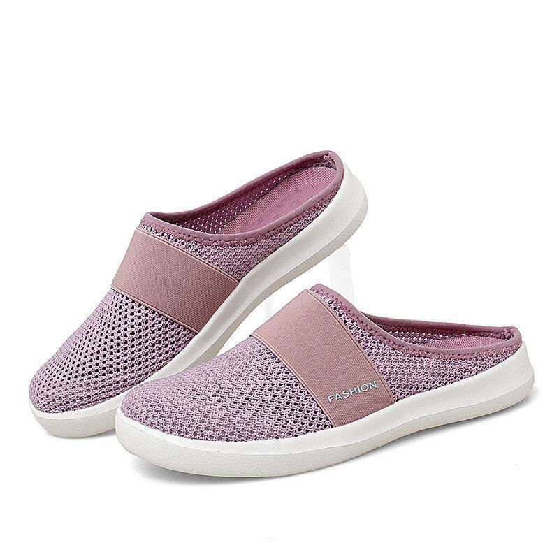 Dam Casual Fashion Mesh Bekväma Slip-on Loafers