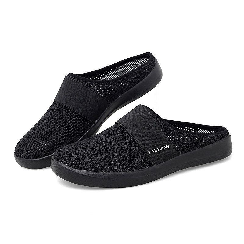 Dam Casual Fashion Mesh Bekväma Slip-on Loafers