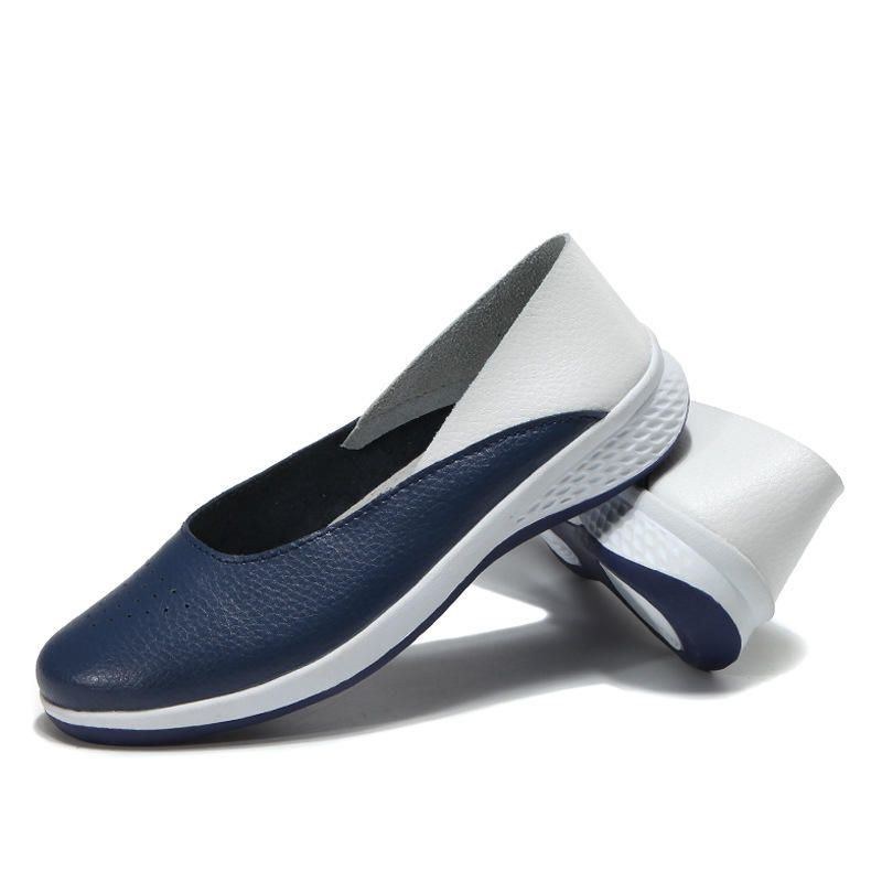 Dam Casual Mjuka Sömmar Slip On Flats Loafers