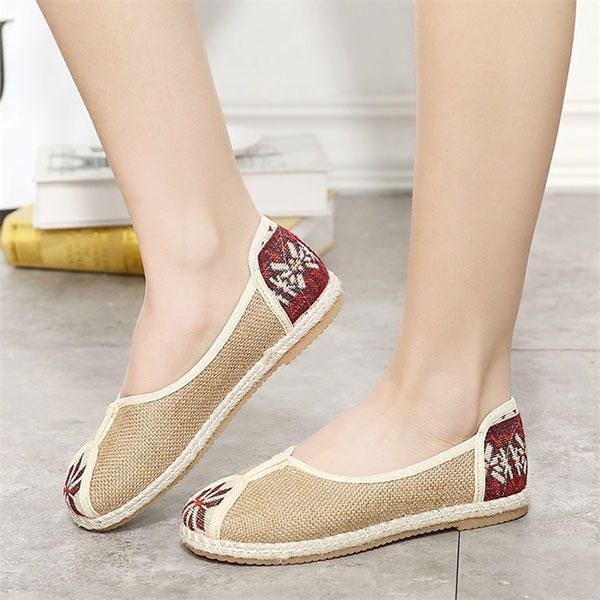 Dam Casual Slip On Lin Outdoor Flat Loafers