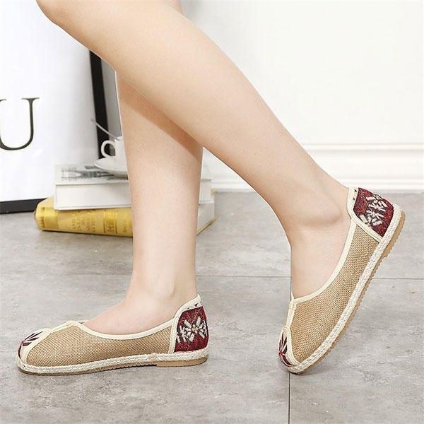 Dam Casual Slip On Lin Outdoor Flat Loafers