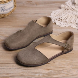 Dam Comfy Mocka Spänne Pure Color Flats