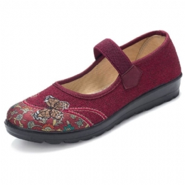 Dam Comfy Non-slip Elastiskt Band Mary Jane Flat Loafers