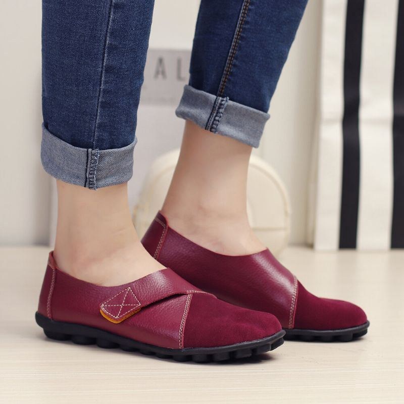 Dam Flats Shoes Slip On Bekväma Loafers Shoes