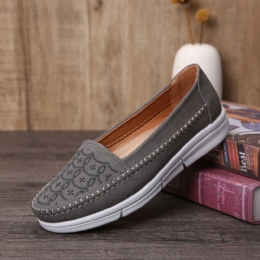 Dam Hand Stricing Hollow Comfy Massage Andas Casual Flats