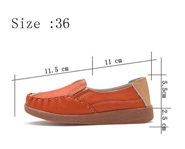 Dam Höst Flats Mjuk Sloe Runda Skor Färgmatchande Flat Loafers