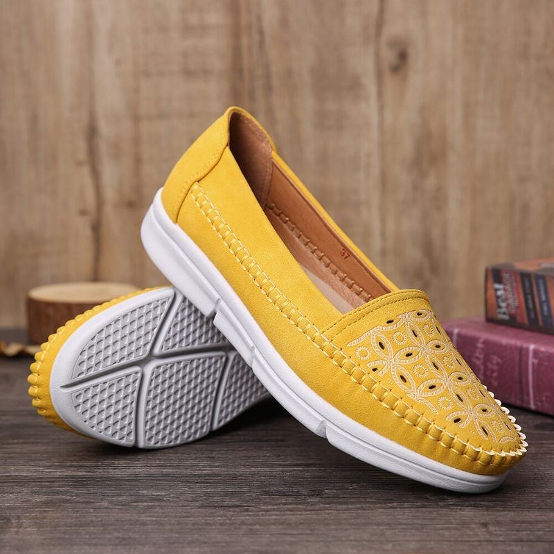 Dam Hollow Comfy Massage Mjuk Sula Casual Slip On Falts