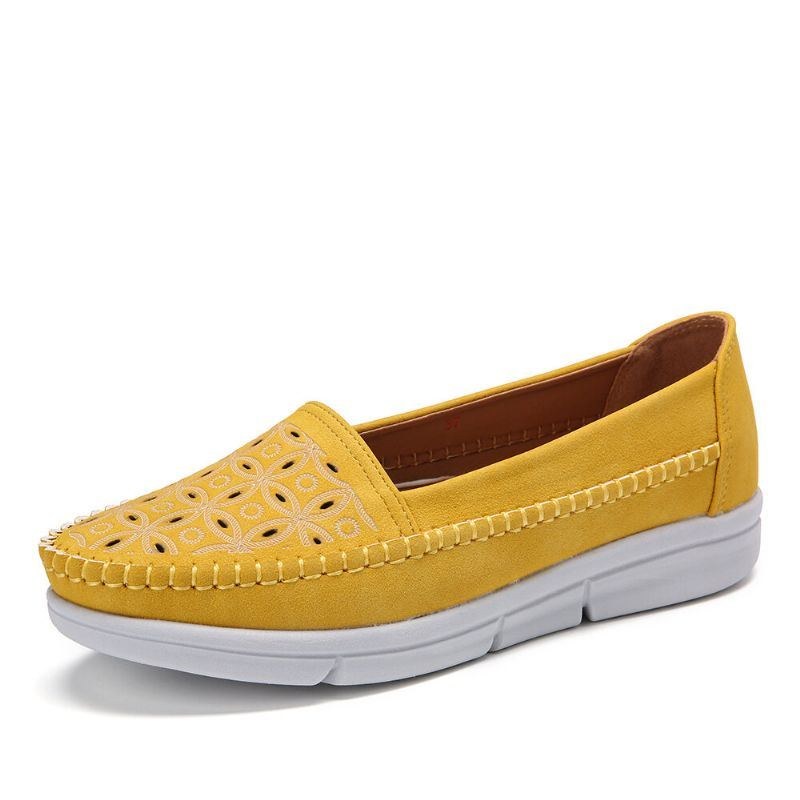 Dam Hollow Comfy Massage Mjuk Sula Casual Slip On Falts