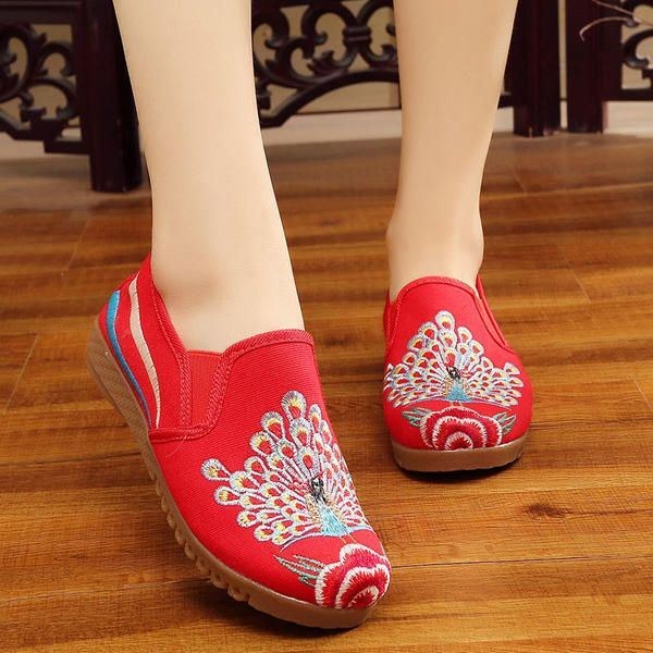 Dam Loafers Flower Slip On Comfy Flat Casual Shoes