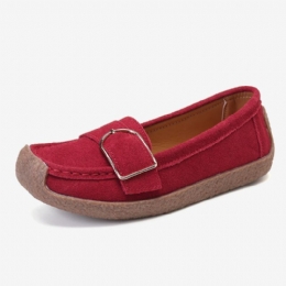 Dam Mjuk Sula Spänne Andas Casual Slip On Flats