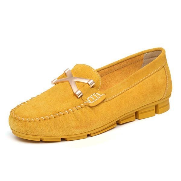 Dam Nya Höst Flats Soft Sole Flats Rund Toe Flat Loafers