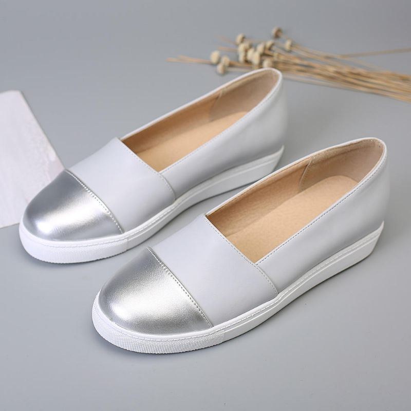 Damer Casual Pure Color Sticking Flats