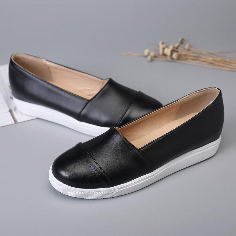 Damer Casual Pure Color Sticking Flats