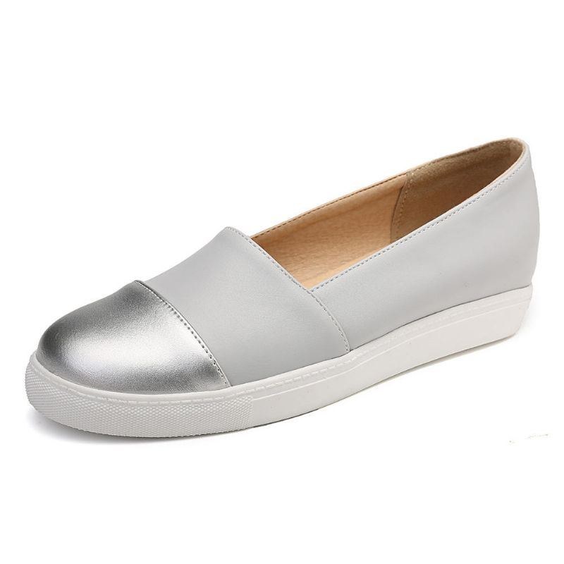 Damer Casual Pure Color Sticking Flats