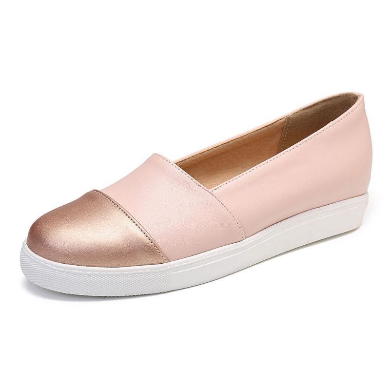 Damer Casual Pure Color Sticking Flats