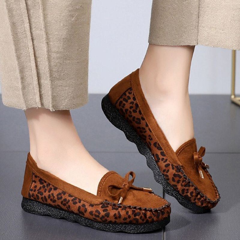 Dammocka Bowknot Comfy Non-slip Casual Loafers