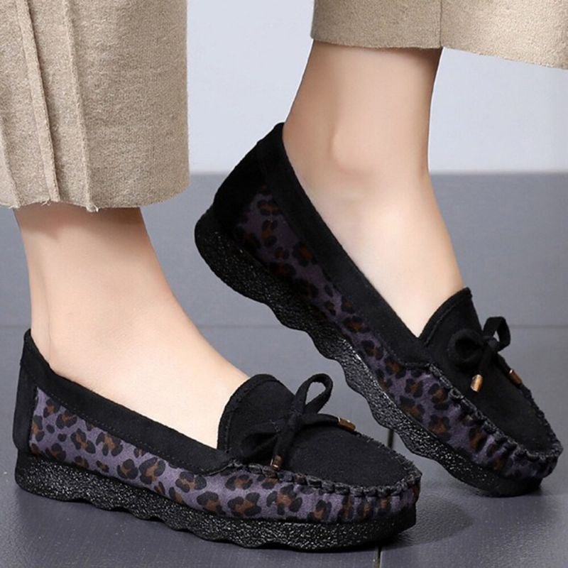 Dammocka Bowknot Comfy Non-slip Casual Loafers