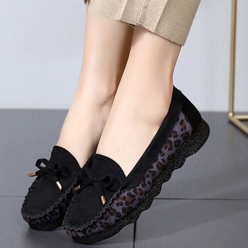 Dammocka Bowknot Comfy Non-slip Casual Loafers