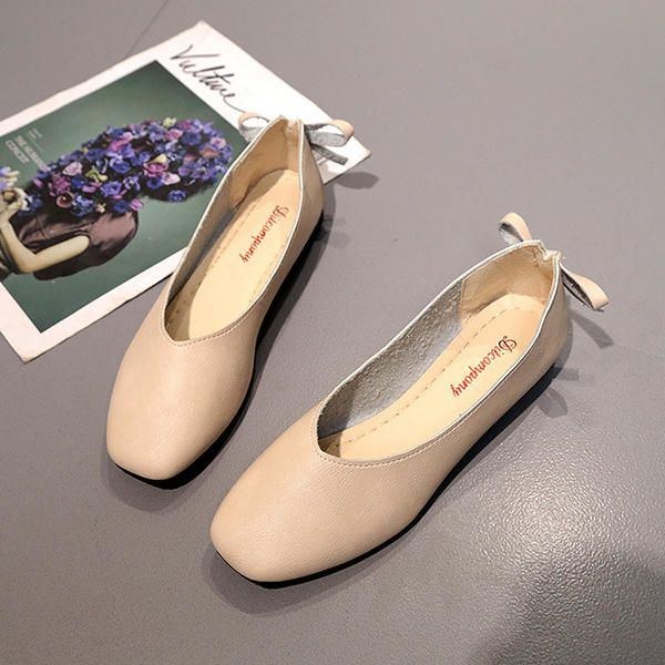 Damskor Bowknot Soft Casual Flats