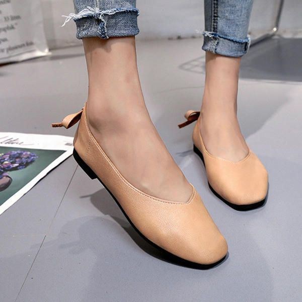 Damskor Bowknot Soft Casual Flats