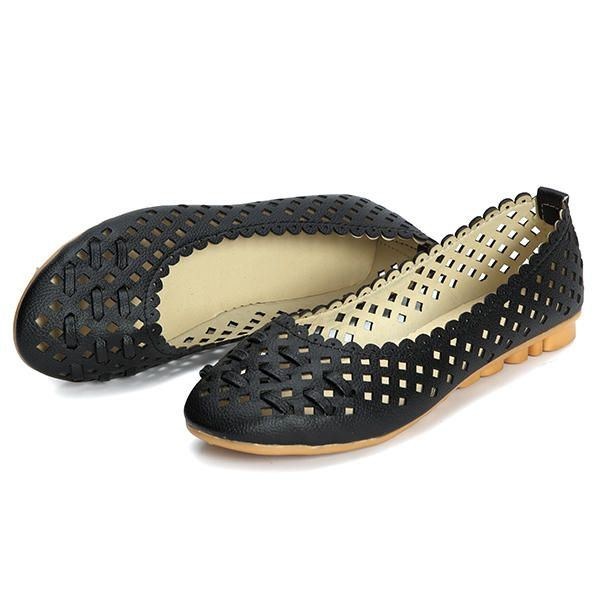 Damskor Hollow Out Andas Casual Flats