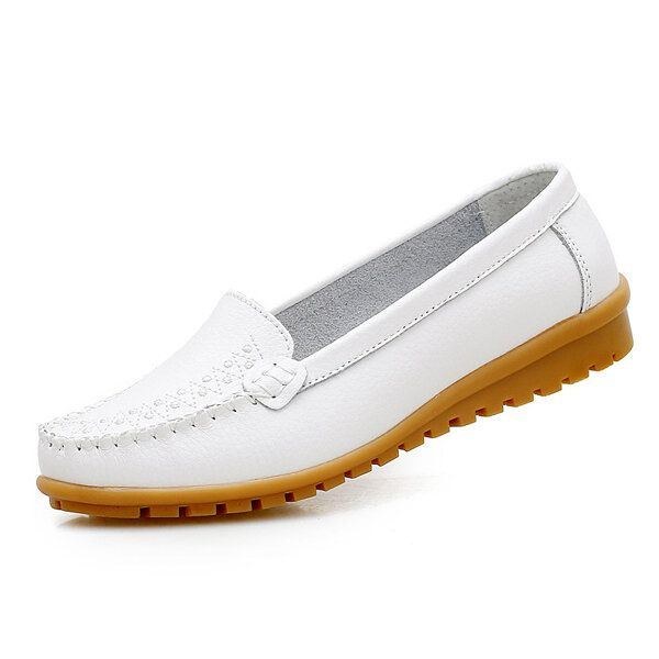 Platta Damskor Casual Slip On Outdoor Loafers