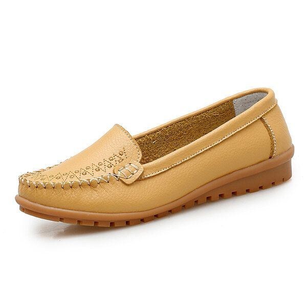 Platta Damskor Casual Slip On Outdoor Loafers