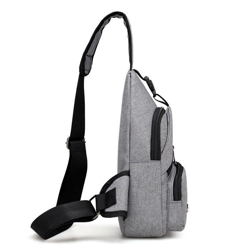 Casual Outdoor Travel Sling Bag Bröstväska För Män