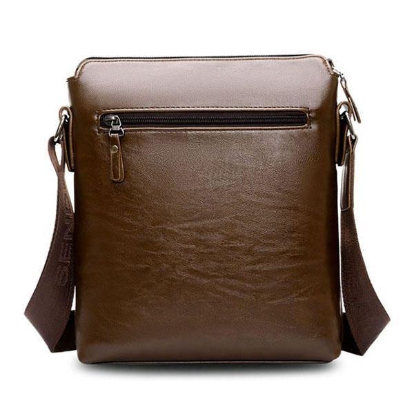 Herr Business Messenger Bag Solid Crossbody Axelväska