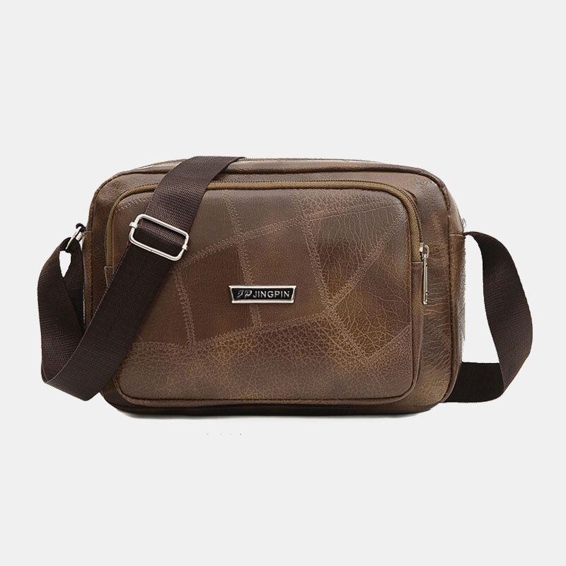 Herr Business Vattentät Rygg Stöldskyddsficka Multifunktion Crossbody Bag Axelväska