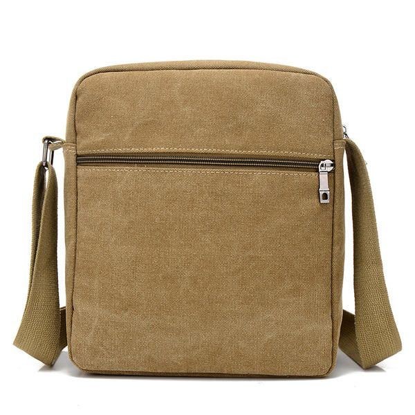 Herr Canvas Outdoor Fritid Crossbody-väskor