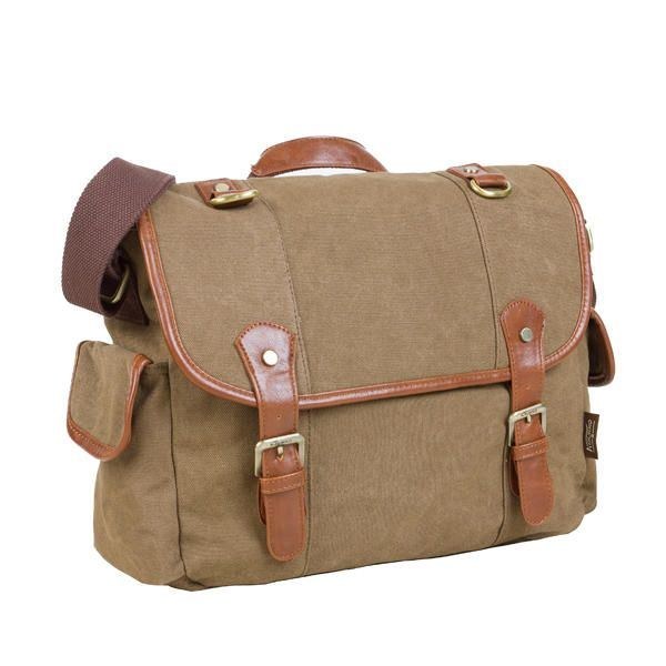 Herr Casual Canvas Axelväska Outdoor Messenger Bags