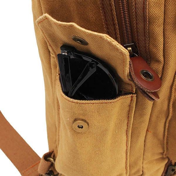 Herr Casual Canvas Outdoor Sport Shoulder Ipad Chest Crossbody Bag